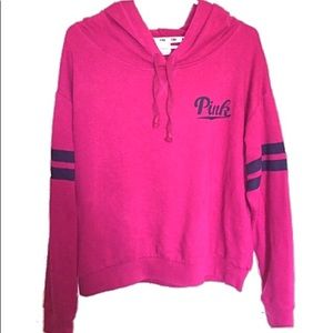 VS PINK Burgundy Pullover Hoodie